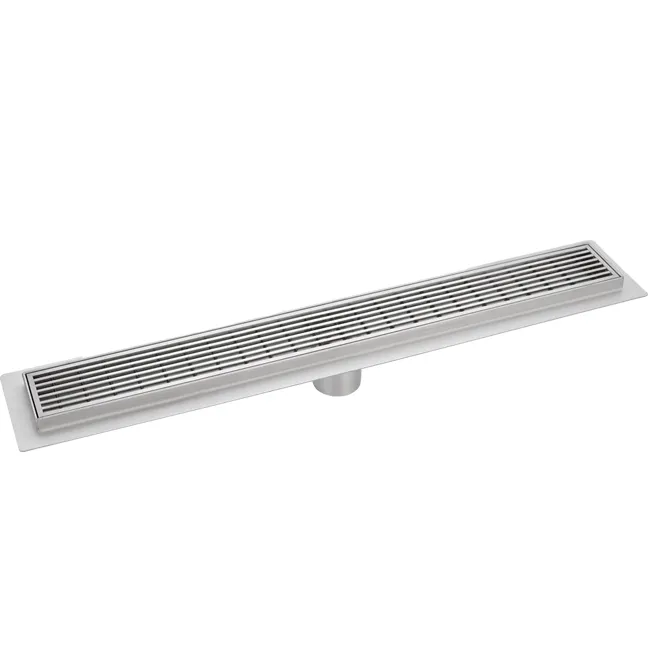 Long Shower Drain With Grate
